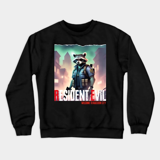 RESIDENT EVIL: WELCOME TO RACCOON CITY Crewneck Sweatshirt by RemerasDeMangas